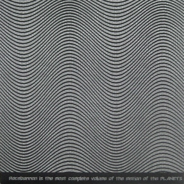 Racebannon Is The Most Complete Volume Of The Motion Of The Planets