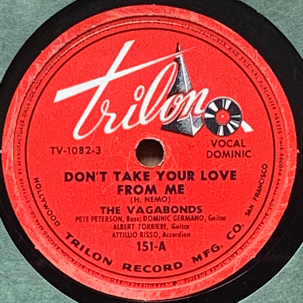 Don't Take Your Love From Me / Ragged But Right