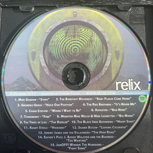 Relix 2017 December CD Sampler