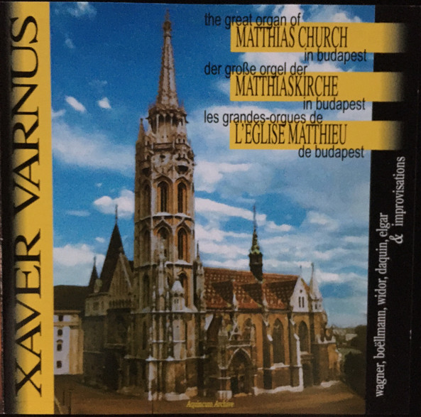 The Great Organ Of Matthias Church In Budapest 
