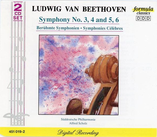 Symphony No. 3, 4 And 5, 6 (Berühmte Symphonien • Symphonies Célèbres)