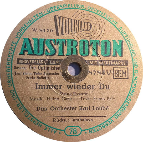 Immer Wieder Du / Jambalaya