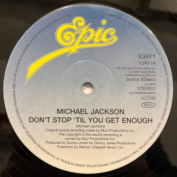 Don't Stop 'Til You Get Enough / Off The Wall