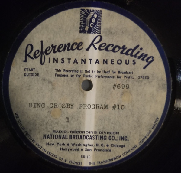 Bing Crosby Program #10