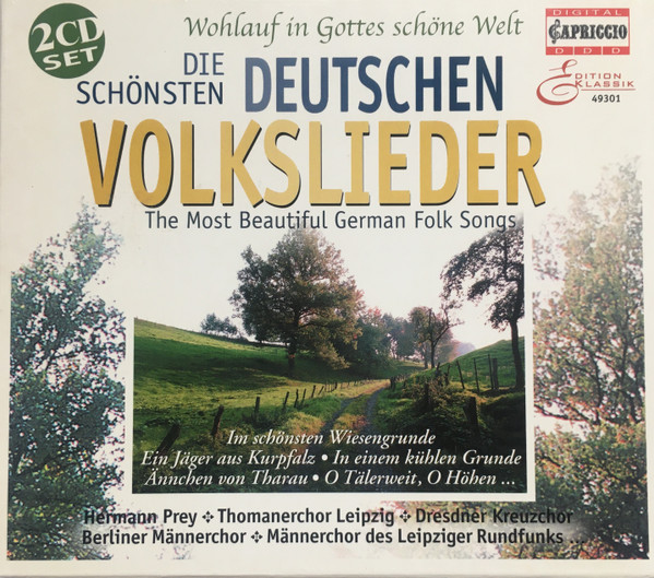 Die Schönsten Deutschen Volkslieder = The Most Beautiful German Folk Songs