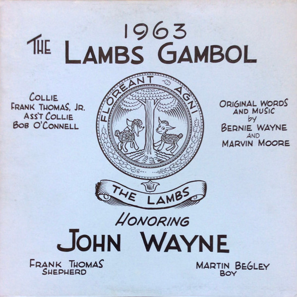 The Lambs Gambol Honoring John Wayne