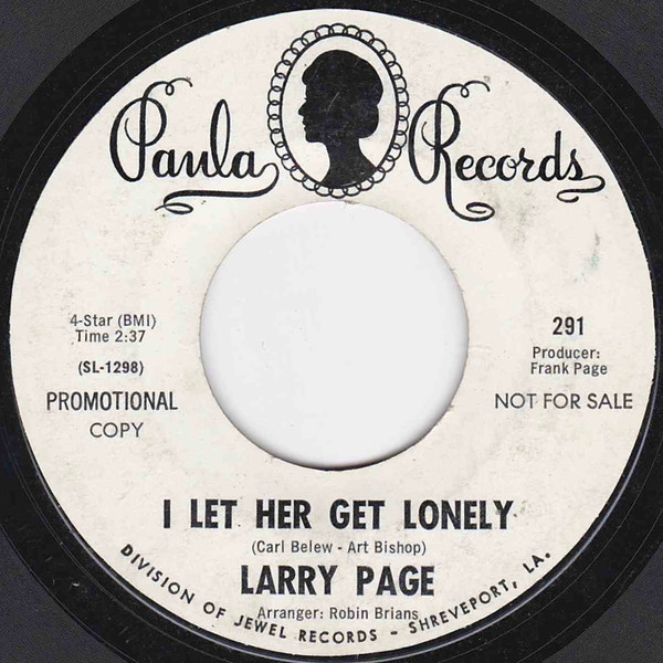 I Let Her Get Lonely / Somebody Knows