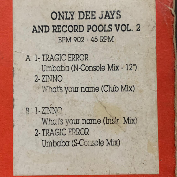 Only Dee Jays And Record Pools Vol. 2