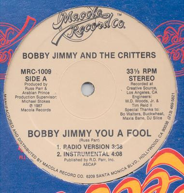 Bobby Jimmy You A Fool