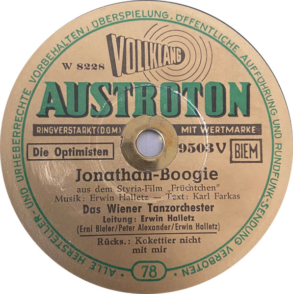 Jonathan-Boogie / Kokettier Nicht Mit Mir