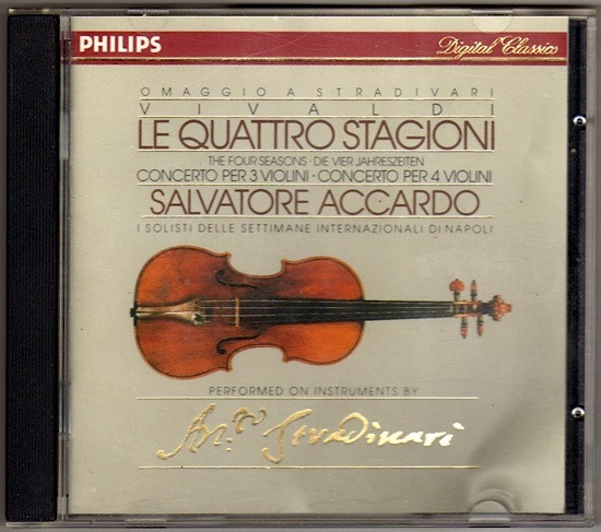 Le Quattro Stagioni, Concertos For 3 & 4 Violins