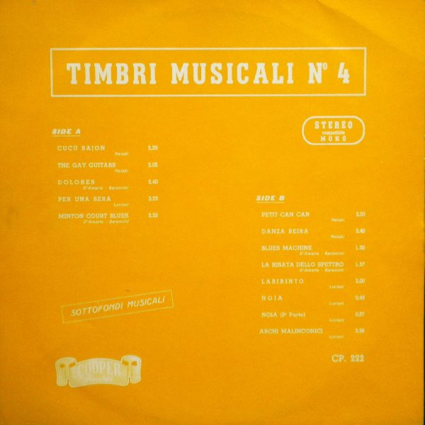 Timbri Musicali N° 4