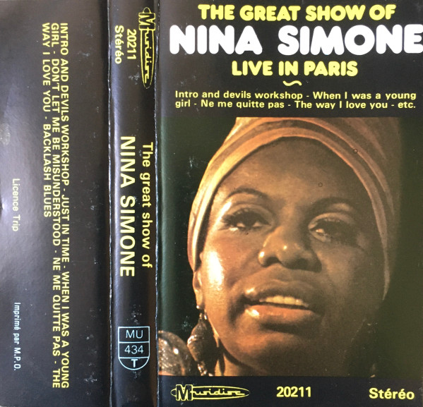 The Great Show Of Nina Simone Live In Paris