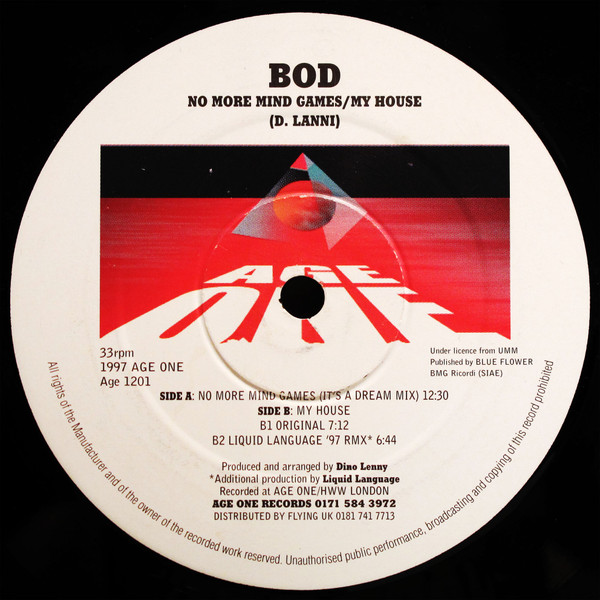 No More Mind Games / My House
