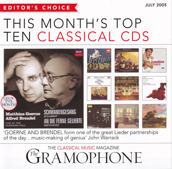 Gramophone Editor's Choice: July 2005