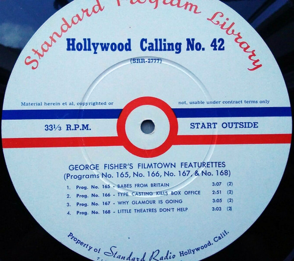 Hollywood Calling No. 42