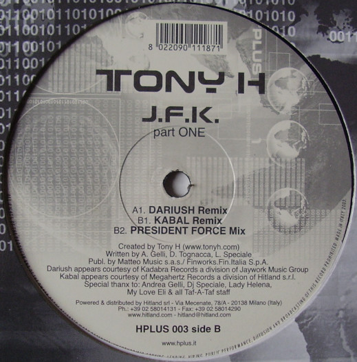 J.F.K. (The Remixes Part One)
