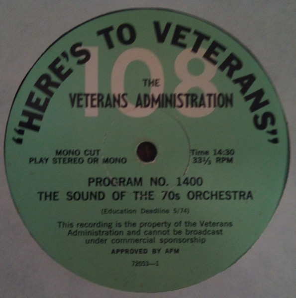 Here's To Veterans - Program No. 1400 / Program No. 1401