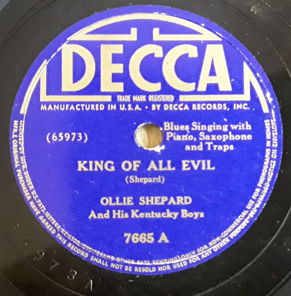 King Of All Evil / Baby It's My Time Now