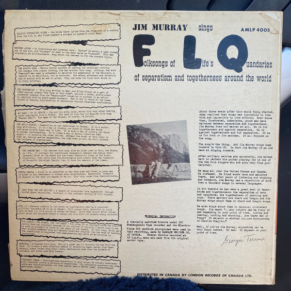 Folksongs Of Life's Quandaries