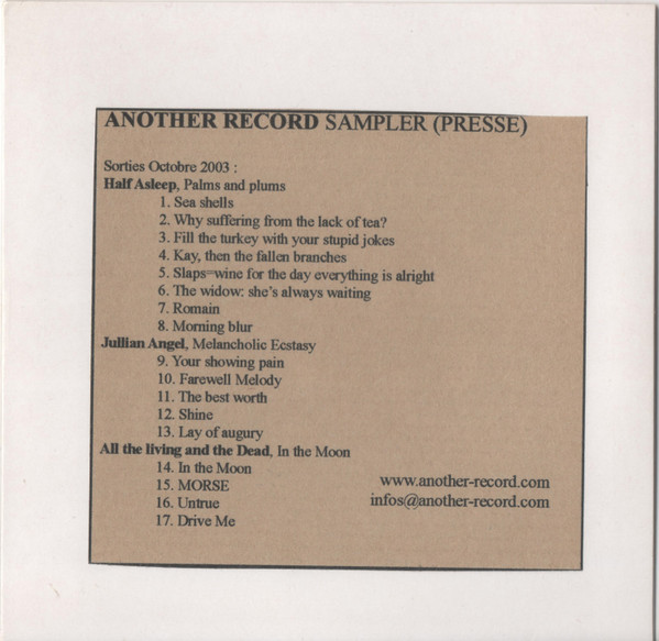 Another Record Sampler (Presse)