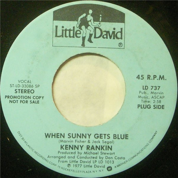 When Sunny Gets Blue / I Love You