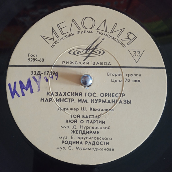 Казахский Гос. Оркестр Нар. Инстр. Им. Курмангазы / Байғали Досымжанов