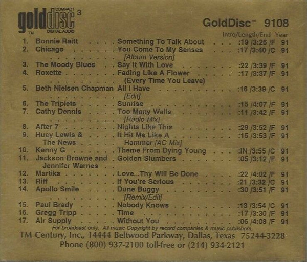 GoldDisc 9108