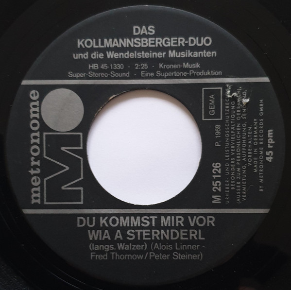 Du Kommst Mir Vor Wia A Sternderl / Wenn Die Schwalben Wiederkehren