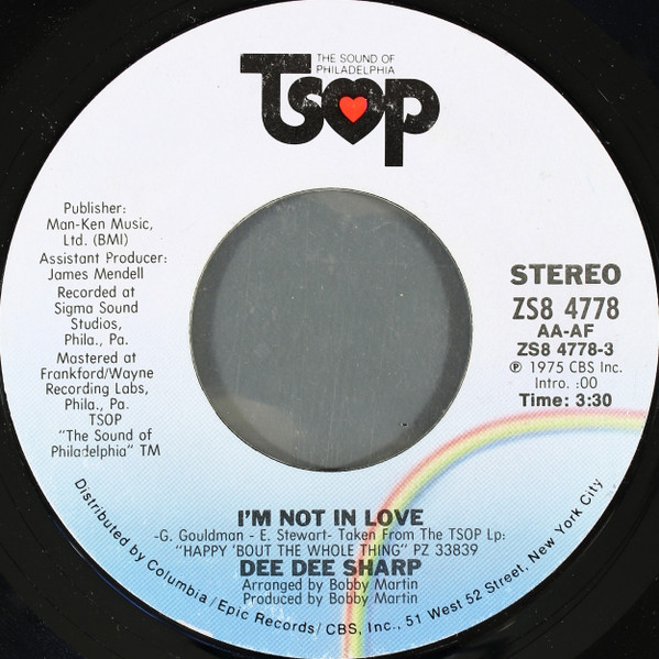 I'm Not In Love