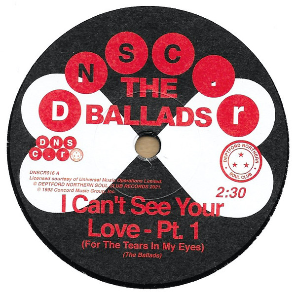 I Can't See Your Love (For The Tears In My Eyes)