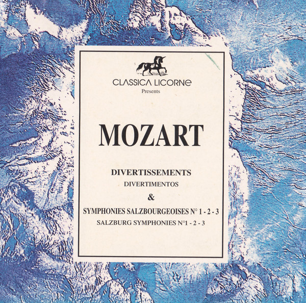 Divertissements & Symphonies Salzbourgeoises N° 1 - 2 - 3