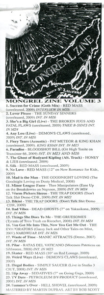 Mongrel Zine Vol. 3 CD Comp