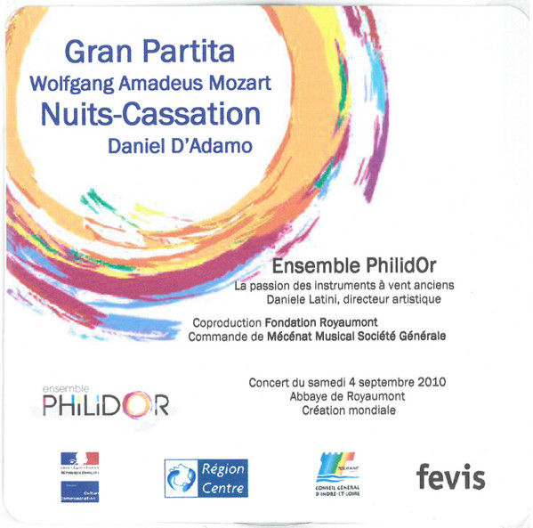 Gran Partita / Nuits-Cassation