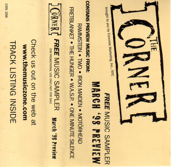 The Corner Free Music Sampler March ‘98 Preview
