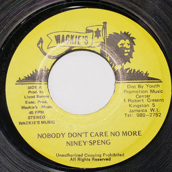 Nobody Don't Care No More