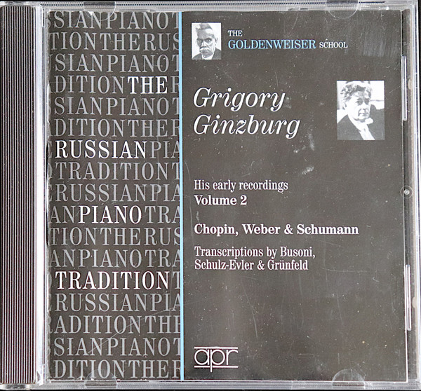 Grigory Ginzburg: His Early Recordings Volume 2