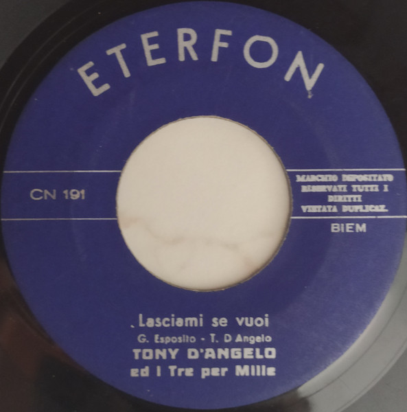 Lasciami Se Vuoi / Rischio Di Perderti