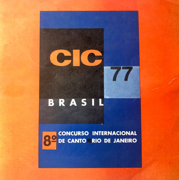 Cic '77 Brasil -  8o Concurso Internacional De Canto Do  Rio De Janeiro 