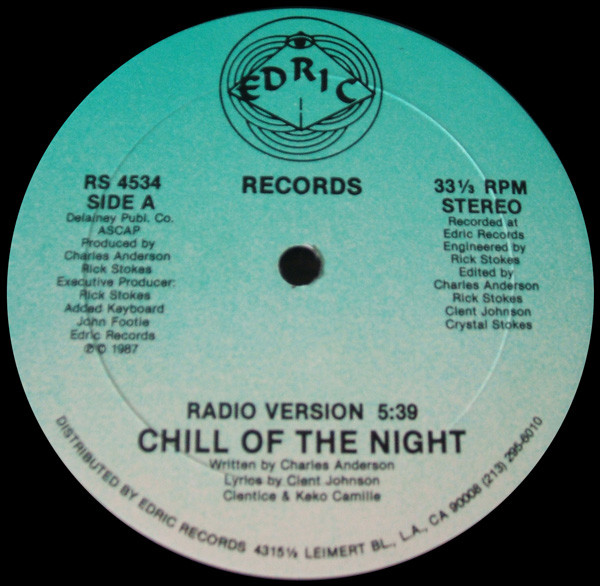 Chill Of The Night