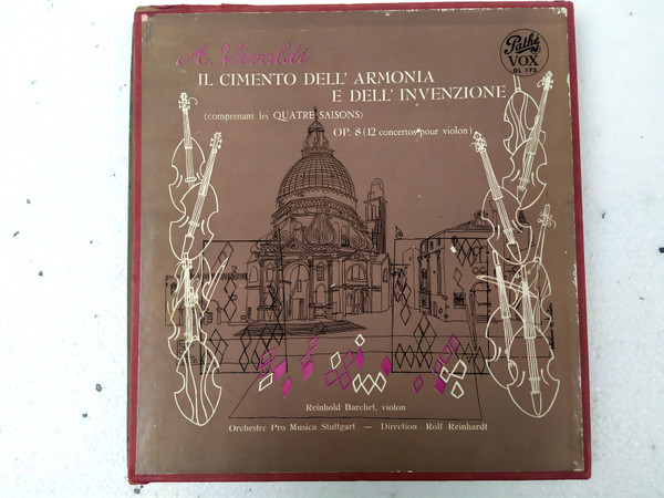 Il Cimento Dell'Armonia E Dell'Inventione ( Comprenant Les Quatres Saisons ) Op. 8 - 12 Concertos Pour Violon