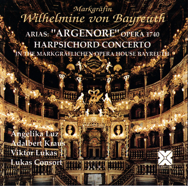 Arias: "Argenore" Opera 1740 / Harpsichord Concerto