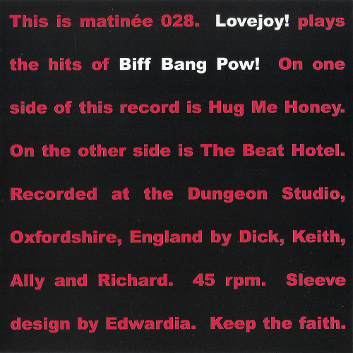 Plays The Hits Of Biff Bang Pow!