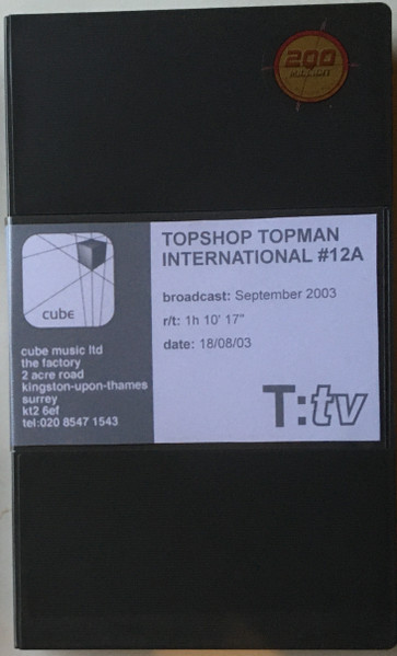 Topshop Topman International #12A