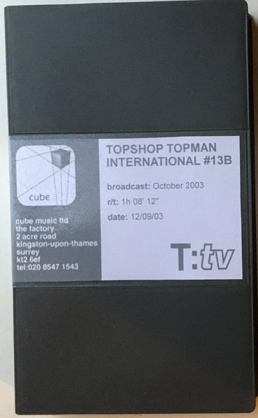 Topshop Topman International #13B