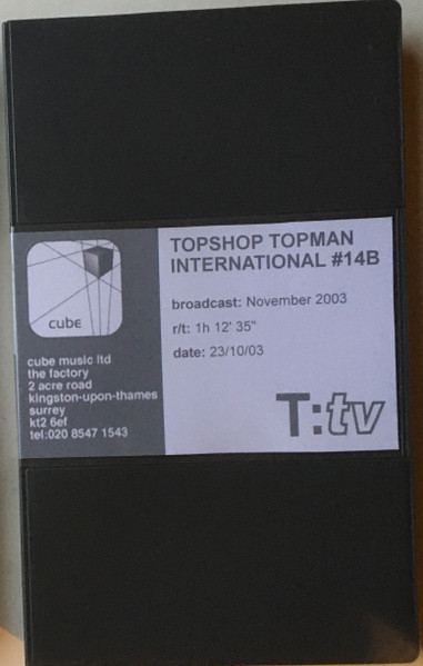 Topshop Topman International #14B