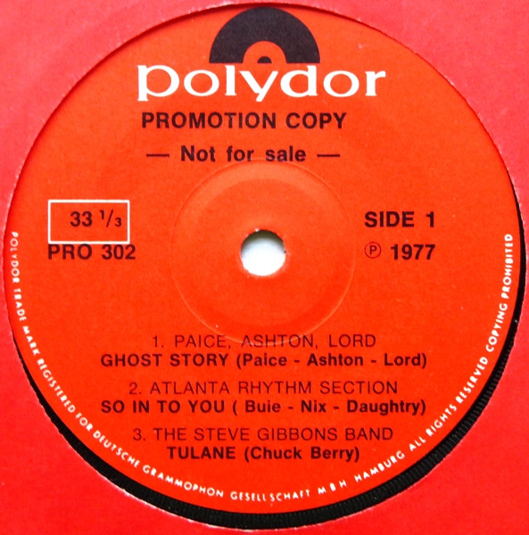 Ghost Story / So Into You / Tulane / Arabella / Outside Woman Blues / Till The Fire Burns Out