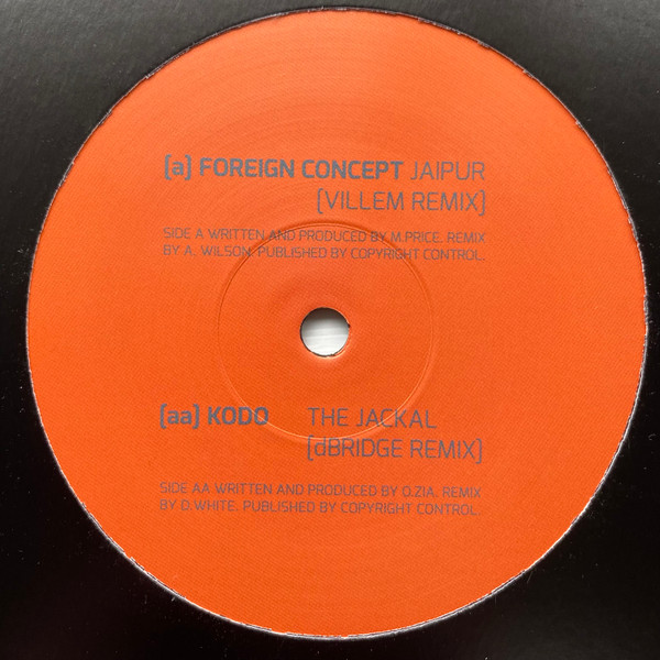 Jaipur (Villem Remix) /  The Jackal (dBridge Remix)