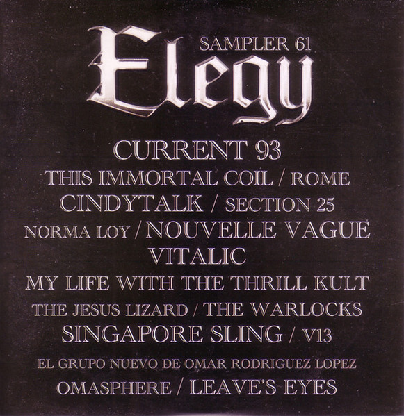 Elegy Sampler 61