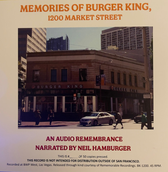 Memories Of Burger King, 1200 Market Street